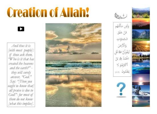 Creation of Allah